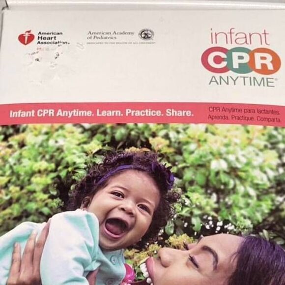Infant CPR Anytime Brown Skin Kit By American Heart Association New Open Box - Picture 4 of 8